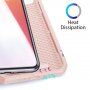 Dux Ducis pénztárcás borító - iPhone 12 mini - rózsaszín