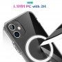 Kemény műanyag tok mágneses gyűrűvel - iPhone X / XS - transzparens