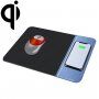 Egérpad Qi vezeték nélküli töltéssel - iPhone - kék