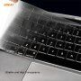 ENKAY 3az1-ben fényes tok ultra vékony EU billentyűzet védővel és port dugókkal - MacBook Pro 15" Touch Bar -al (A1707 / A1990) - tiszta