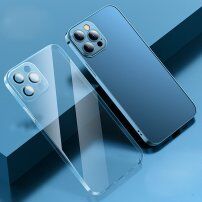 Átlátszó ujjlenyomat elleni védő tok - iPhone 12 - átlátszó