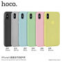 HOCO műanyag védőtok Apple iPhone XS / iPhone X - kék