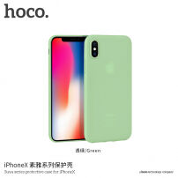HOCO műanyag védőtok Apple iPhone XS / iPhone X - zöld