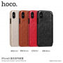 HOCO flip cover tok Apple iPhone XS / iPhone X - arany
