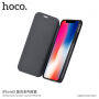 HOCO flip cover tok Apple iPhone XS / iPhone X - fekete