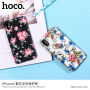 HOCO védőtok Apple iPhone XS / iPhone X - fehér virágokkal