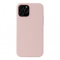 Szilikon tok iPhone 13 - homok rózsaszín