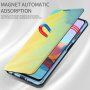 Flip cover védőtok akvarell mintával - iPhone 13 - piros