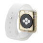 HAWEEL vékony átlátszó borító / tok - Apple Watch 38mm - arany