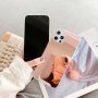 Tok tükrös felülettel - iPhone 13 mini - rózsaszín-arany
