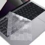 ENKAY vékony billentyűzetborítás (EU) - MacBook Air 13" / Air 15" / Pro 14" / Pro 16" - átlátszó