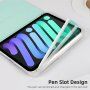 Tok texturált deres mintával és hellyel Apple Pencil - iPad mini 6 / mini 7 - kék