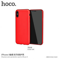 HOCO vékony védőtok Apple iPhone XS / iPhone X - piros