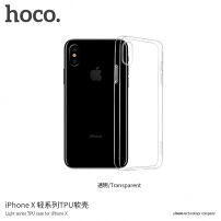 HOCO fényes védőtok Apple iPhone XS / iPhone X - transzparens