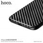HOCO tok karbon textúrával Apple iPhone XS / iPhone X - sötétkék