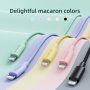 JOYROOM fonott adat- és töltőkábel PD 20W USB-C / Lightning - iPhone / iPad / iPod / AirPods - 1 m - fekete