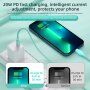 JOYROOM fonott adat- és töltőkábel PD 20W USB-C / Lightning - iPhone / iPad / iPod / AirPods - 2 m - fekete