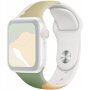 Szilikon szíj absztrakt mintával - Apple Watch Ultra 49mm / 46mm / 45mm / 44mm / 42mm - zöld