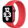 Szilikon körpánt - szíj csat nélkül - Apple Watch Ultra 49mm / 46mm / 45mm / 44mm / 42mm - M - piros