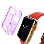 HAWEEL vékony átlátszó borító / tok - Apple Watch 42mm - lilla