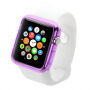 HAWEEL vékony átlátszó borító / tok - Apple Watch 42mm - lilla