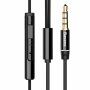 BASEUS Encok mikrofonnal és hangerőszabályzóval konnektorral 3,5 mm jack Apple eszközökhöz - fekete