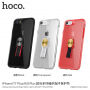 HOCO tok textil tartóval Apple iPhone SE (2020/2022) / 8 / 7 - transzparens