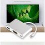 3 az 1-ben redukció lightning konektorból HDMI + VGA + Audio Jack 3,5 mm -re iPhone / iPad készülékhez - szürke