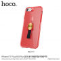 HOCO tok textil tartóval Apple iPhone SE (2020/2022) / 8 / 7 - piros