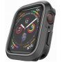 Szilikon Apple Watch 40mm borító - fekete - szürke