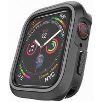Szilikon Apple Watch 40mm borító - fekete - szürke