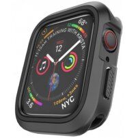 Szilikon Apple Watch 40mm borító - fekete