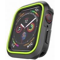 Szilikon Apple Watch 40mm borító - fekete - zöld