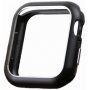 Fém mágneses védő tok Apple Watch 44mm - fekete