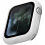 Uniq Lino szilikon borító - Apple Watch 44mm - fehér