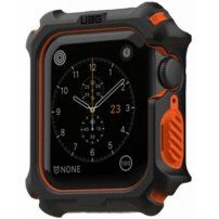 UAG Watch tartós tok Apple Watch 44mm - fekete-narancssárga