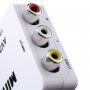 Adaptér / átalakító 3x RCA cinch kompozit / HDMI 1080p - fehér