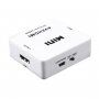 Adaptér / átalakító 3x RCA cinch kompozit / HDMI 1080p - fehér