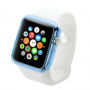 HAWEEL vékony átlátszó borító / tok - Apple Watch 42mm - kék