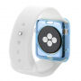 HAWEEL vékony átlátszó borító / tok - Apple Watch 42mm - kék