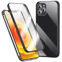 Tok 360°-os edzett üveggel - iPhone 13 Pro Max - fekete