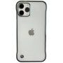 Matt átlátszó védőtok - iPhone 12 Pro Max - zöld