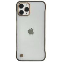 Matt átlátszó védőtok - iPhone 12 Pro Max - arany