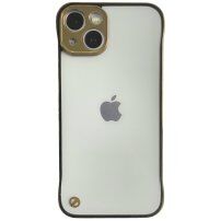 Matt átlátszó védőtok - iPhone 13 mini - arany