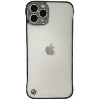 Matt átlátszó védőtok - iPhone 13 Pro - világoskék