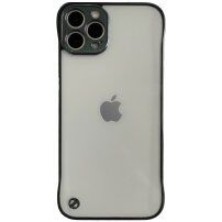 Matt átlátszó védőtok - iPhone 13 Pro - zöld
