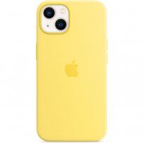 Eredeti Apple szilikon tok MagSafe -vel - iPhone 13 - citrus sárga