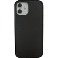 Védőtok csillámokkal - iPhone 12 / 12 Pro - fekete