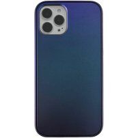 Védőtok csillámokkal - iPhone 12 Pro Max - kék