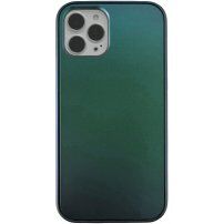 Védőtok csillámokkal - iPhone 13 Pro Max - zöld